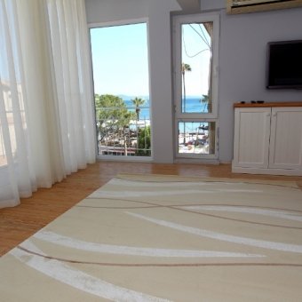 Akçay Merkezde Denize 40 Metre Mesafede Deniz Manzaralı 3+1 Eşyalı Günlük Kiralık Daire