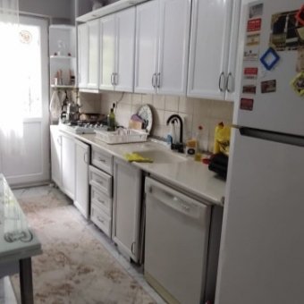 Akçay Altınkum'da Eşyalı Yüksek Giriş Kat Kiralık Daire